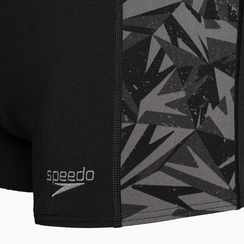 Maudymosi trumpikės Speedo Hyperboom black/oxid grey 3