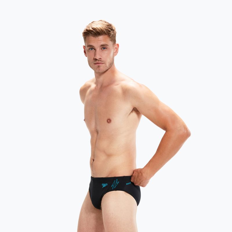 Vyriškos Speedo Hyper Boom Splice plaukimo kelnaitės black/blue 8-00301715147 5