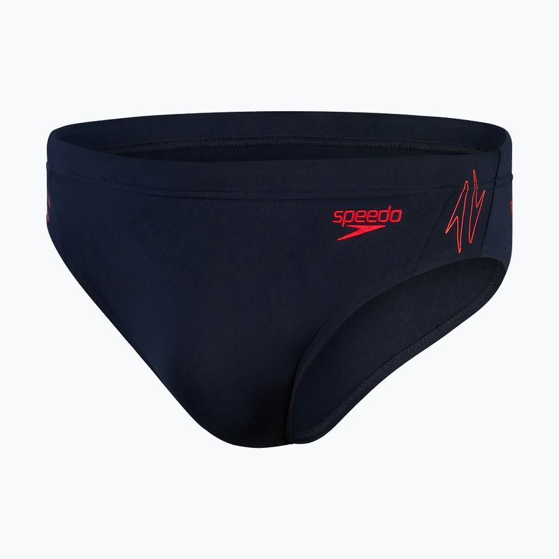 Vyriškos Speedo Hyper Boom Splice Brief maudymosi kelnaitės tamsiai mėlynos 8-00301715148 5