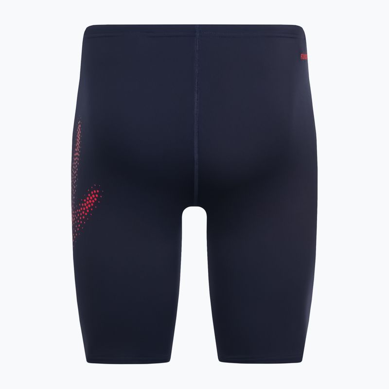 Vyriškas Speedo Hyper Boom plaukimo marškinėliai tamsiai mėlyni 8-00302115194 2