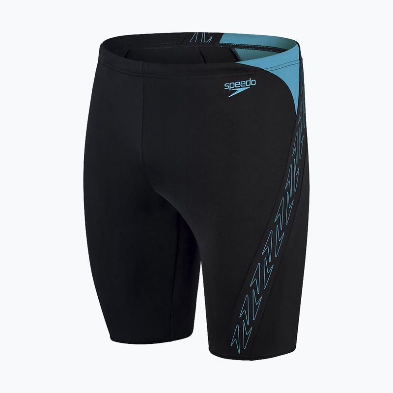 Speedo vyriški Hyper Boom Splice Jammer maudymosi kostiumėliai juodi 8-00303815147 4