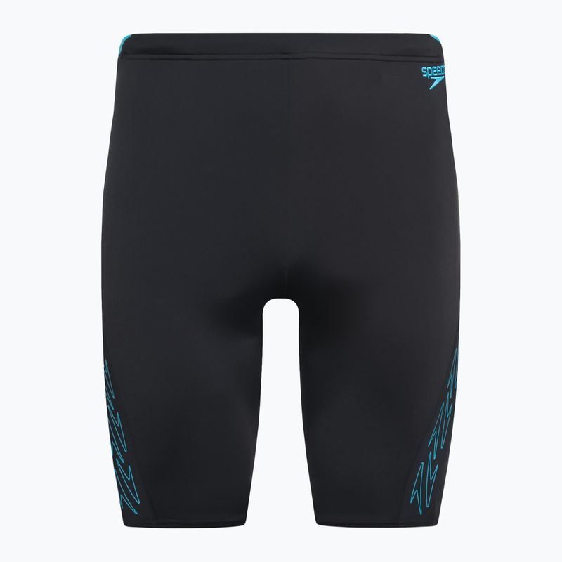 Speedo vyriški Hyper Boom Splice Jammer maudymosi kostiumėliai juodi 8-00303815147