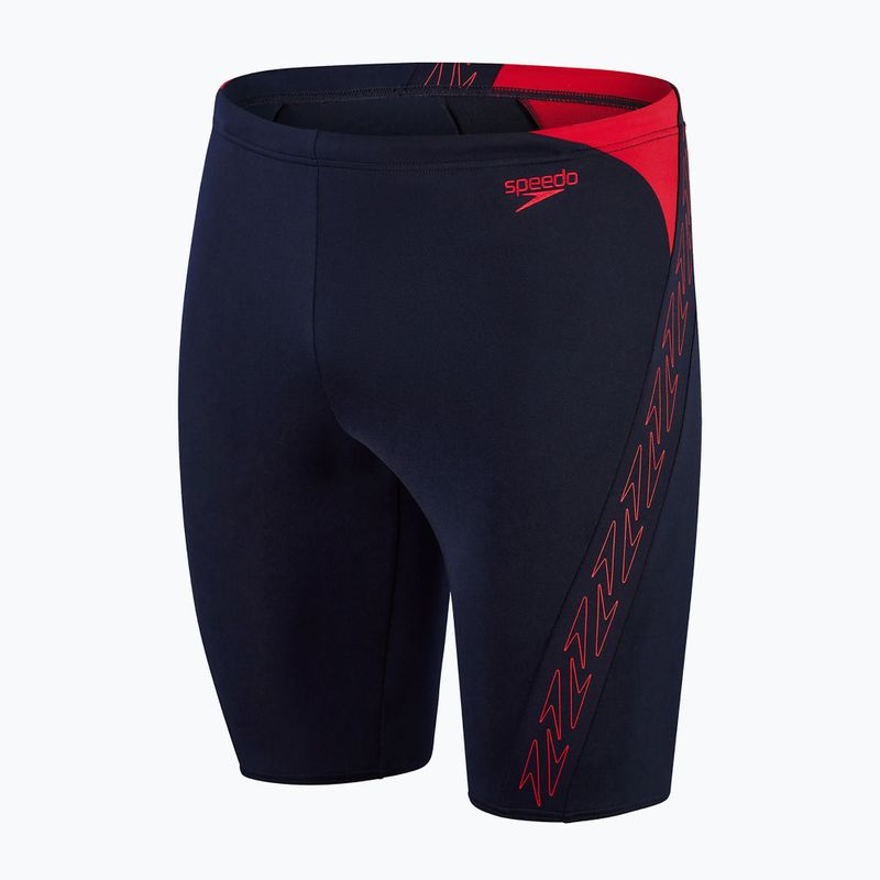 Speedo vyriški Hyper Boom Splice Jammer maudymosi kostiumėliai tamsiai mėlyni 8-00303815148 4