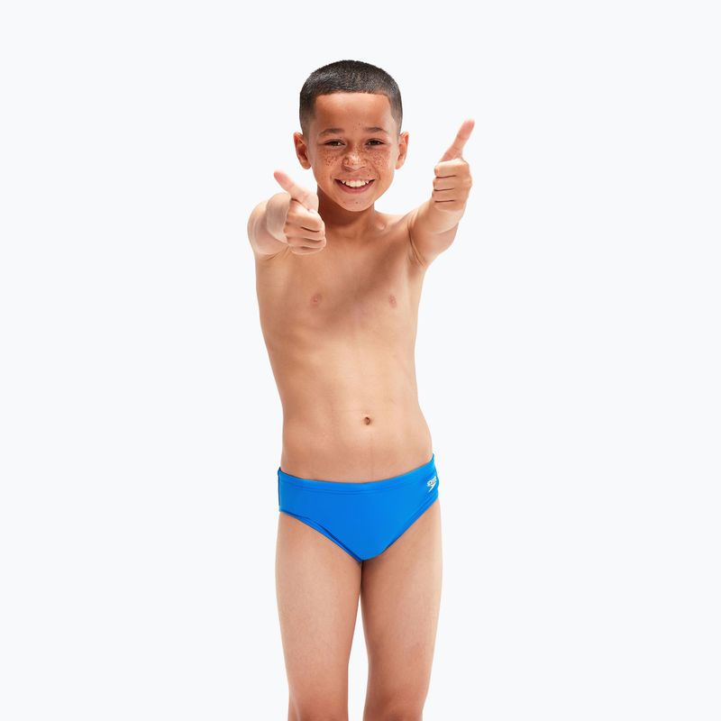 Speedo Logo Brief vaikiškos maudymosi kelnaitės mėlynos 8-00314914372 6