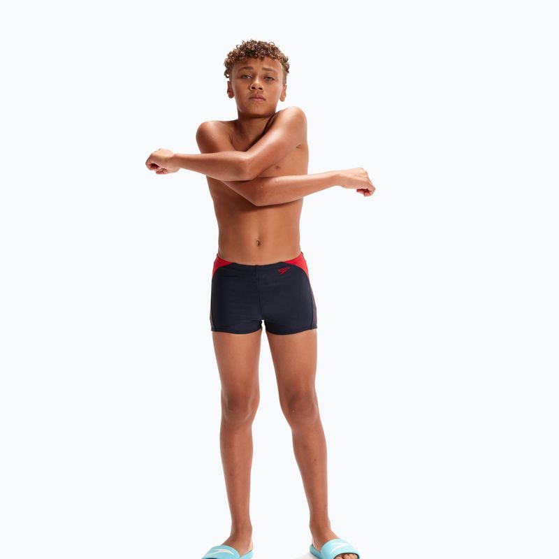 Speedo Hyper Boom Logo Splice Aquashort vaikiškos maudymosi kelnės 8-00315015178 5