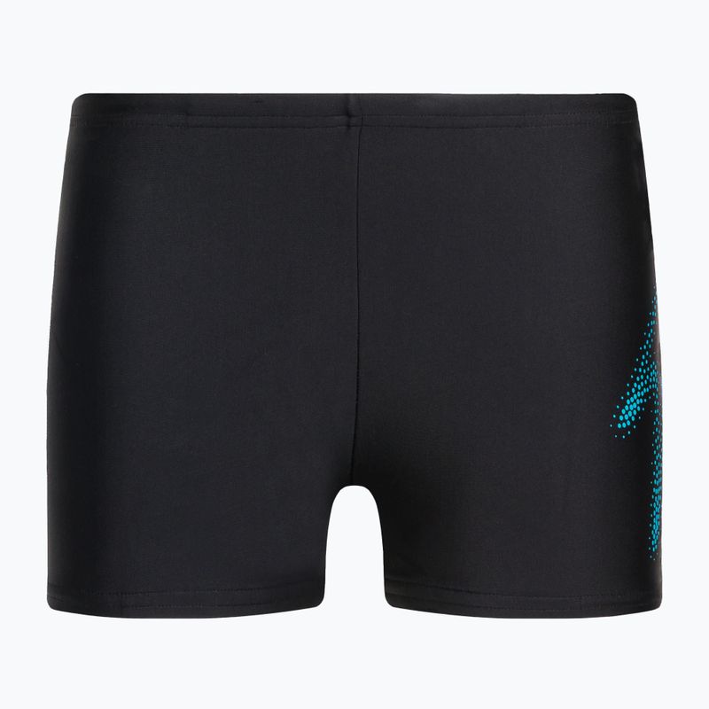 Speedo Hyper Boom Logo Placement Aquashort vaikiškos maudymosi kelnės juodos spalvos 8-00315415190