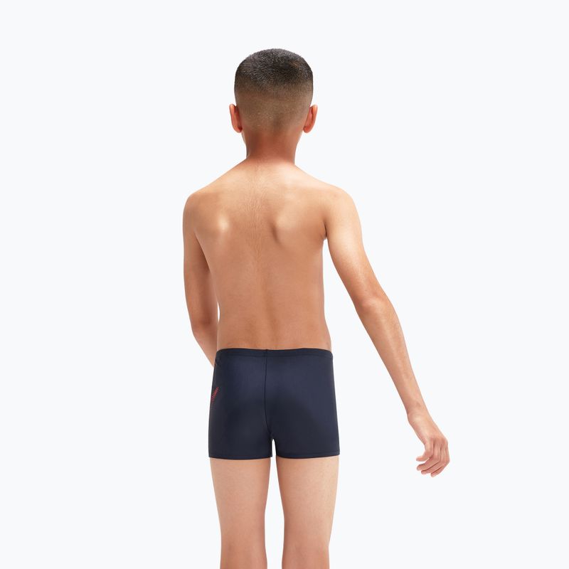 Speedo Hyper Boom Logo Placement Aquashort vaikiškos maudymosi kelnės tamsiai mėlynos 8-00315415190 7