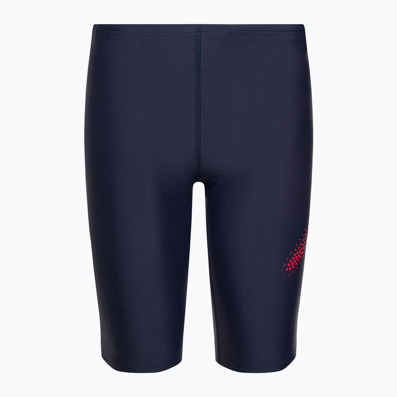 Speedo Hyper Boom Logo Placement Vaikų plaukimo marškinėliai tamsiai mėlyni 8-00315515183