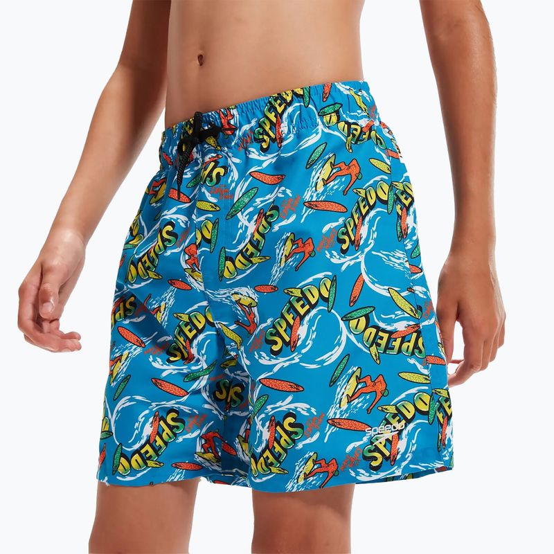 Vaikiški maudymosi šortai Boys Printed 15" Watershort Bolt/bright yellow/salso/lawn 5