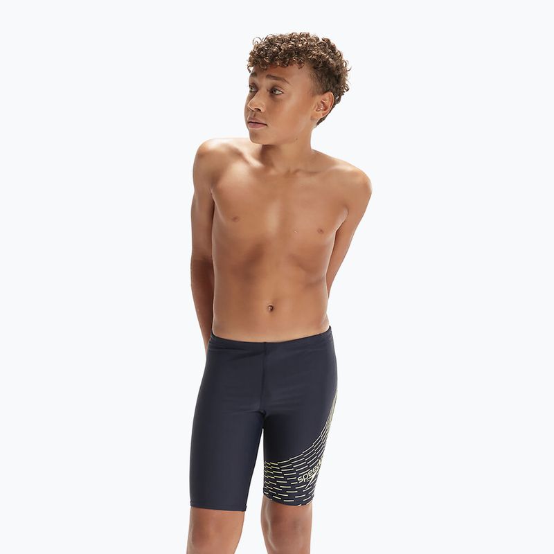 Speedo Medley Logo vaikiška plaukimo striukė tamsiai mėlyna 8-1241106865 4