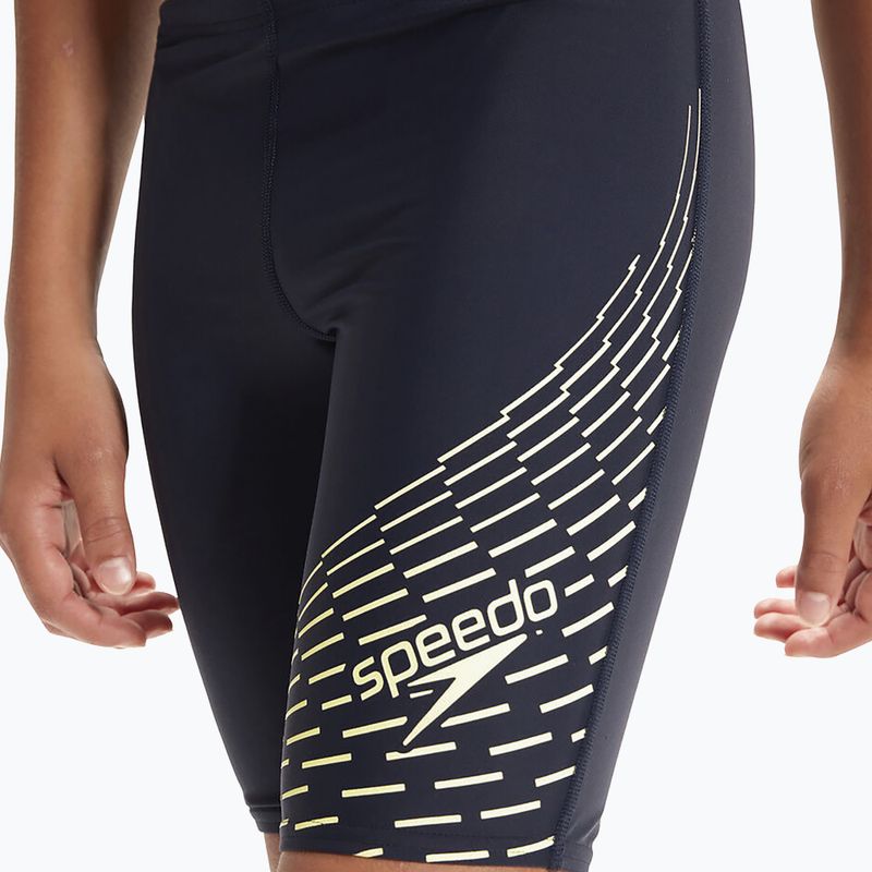 Speedo Medley Logo vaikiška plaukimo striukė tamsiai mėlyna 8-1241106865 6