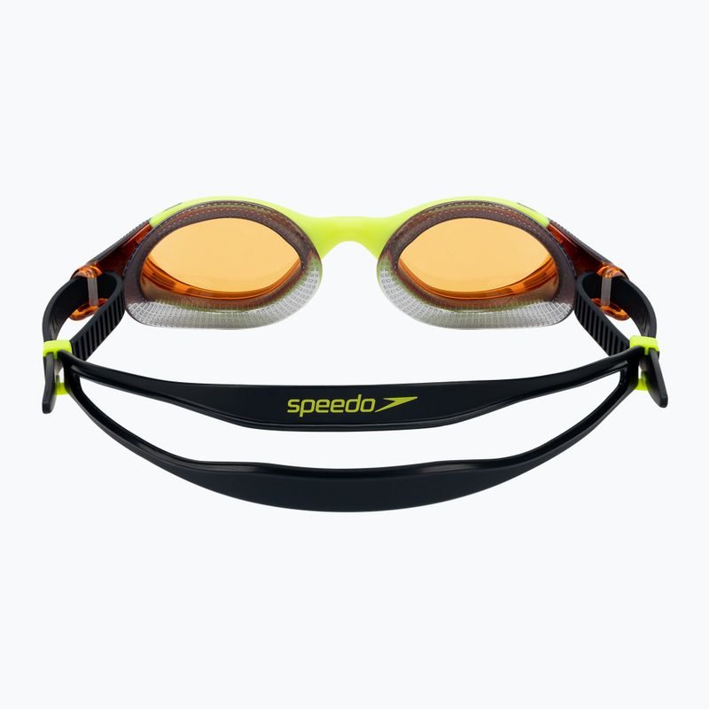 Speedo Biofuse 2.0 tikri tamsiai mėlyni/žydriai oranžiniai plaukimo akiniai 8-00233214507 5
