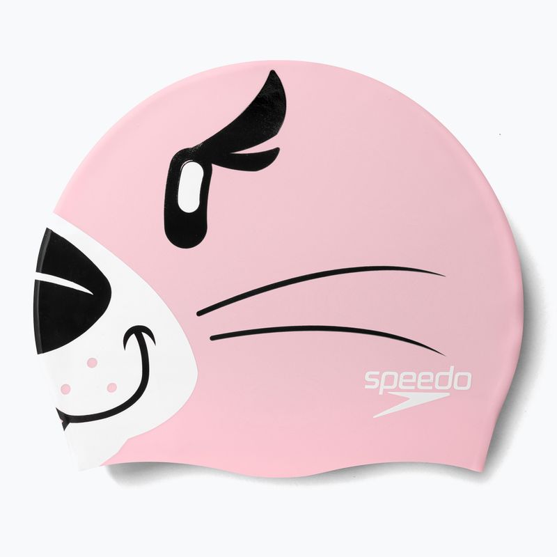 Speedo Rašytinė plaukimo kepuraitė su simboliu, rožinė 8-00232614670 3