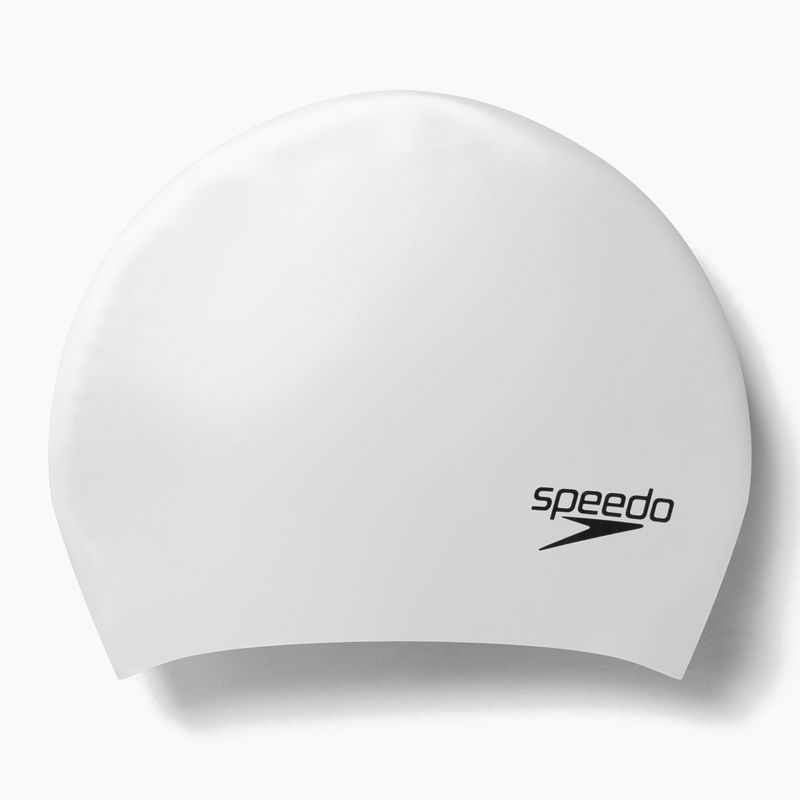 Speedo ilgaplaukė sidabrinė plaukimo kepuraitė 8-0616814561 5