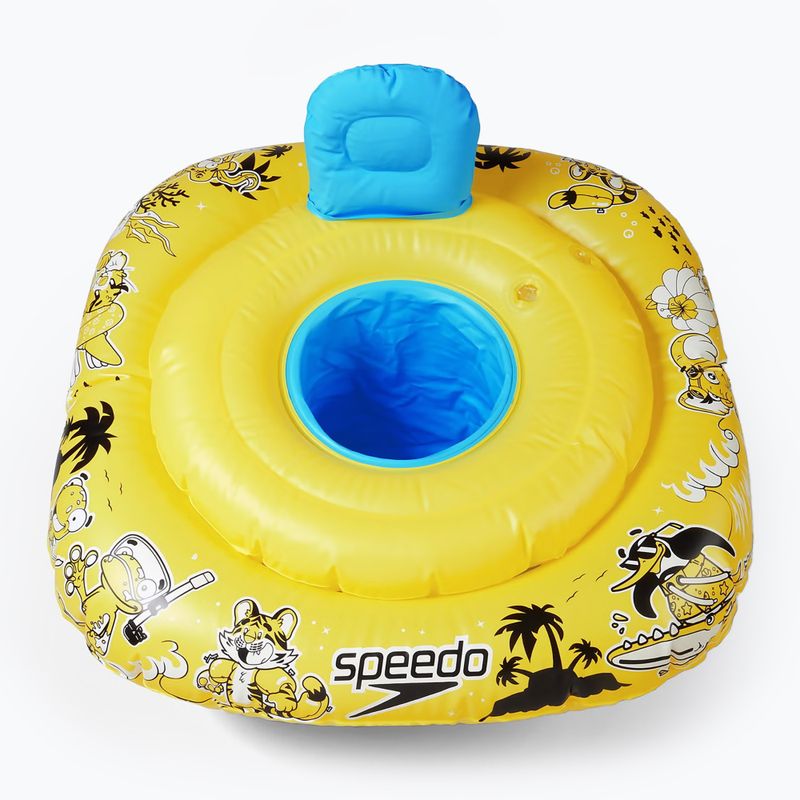 Kūdikių plaukimo žiedas Speedo Character Swim Seat 0-1 su sėdyne yellow/blue 2