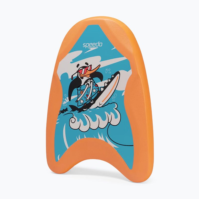 Plaukimo lenta Speedo Turtle Printed Float chima azure blue/fluro orange 2