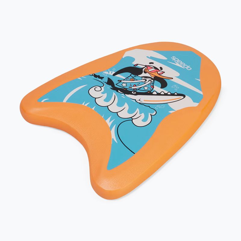 Plaukimo lenta Speedo Turtle Printed Float chima azure blue/fluro orange 3