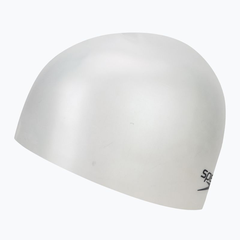 Speedo paprastoji silikoninė sidabrinė plaukimo kepuraitė 8-7098414572 2