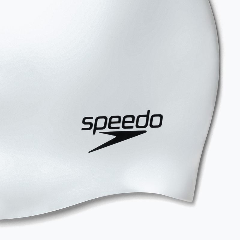 Speedo paprastoji silikoninė sidabrinė plaukimo kepuraitė 8-7098414572 6