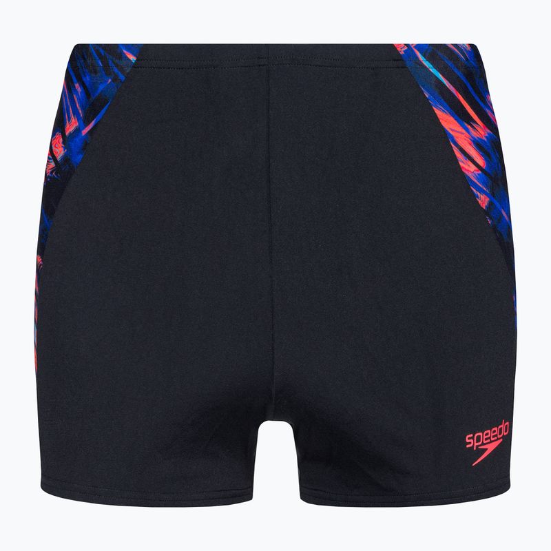 Vyriški Speedo ECO END+ Splice maudymosi šortai juodi/orange