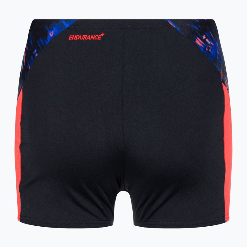 Vyriški Speedo ECO END+ Splice maudymosi šortai juodi/orange 2