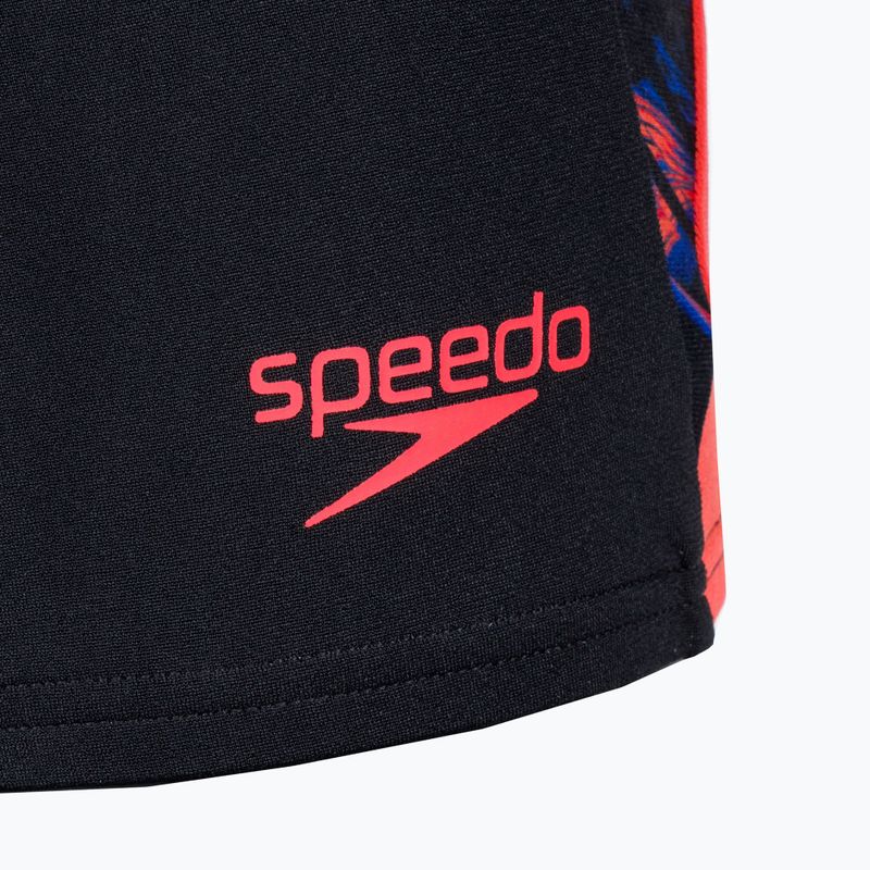 Vyriški Speedo ECO END+ Splice maudymosi šortai juodi/orange 3