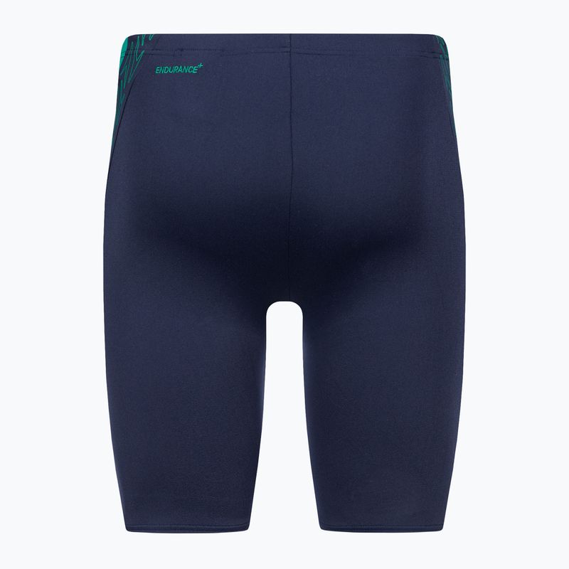 Vyriškos Speedo Hyper Boom Splice maudymosi kelnės navy/green 2