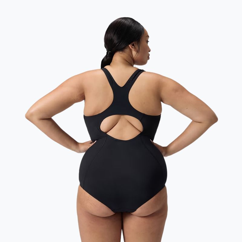 Moteriškas vientisas plaukimo kostiumėlis Speedo Endurance+ Medalist Plus Size black 3