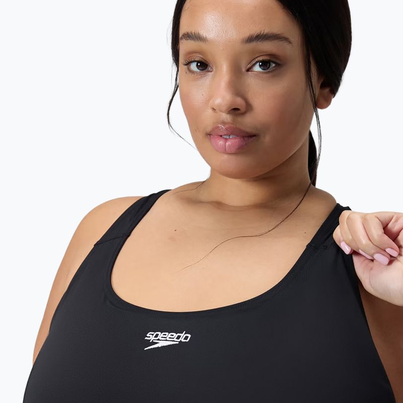 Moteriškas vientisas plaukimo kostiumėlis Speedo Endurance+ Medalist Plus Size black 5