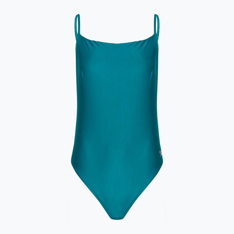 Moteriškas plaukimo kostiumas Speedo Adjustable Thinstrap peacock