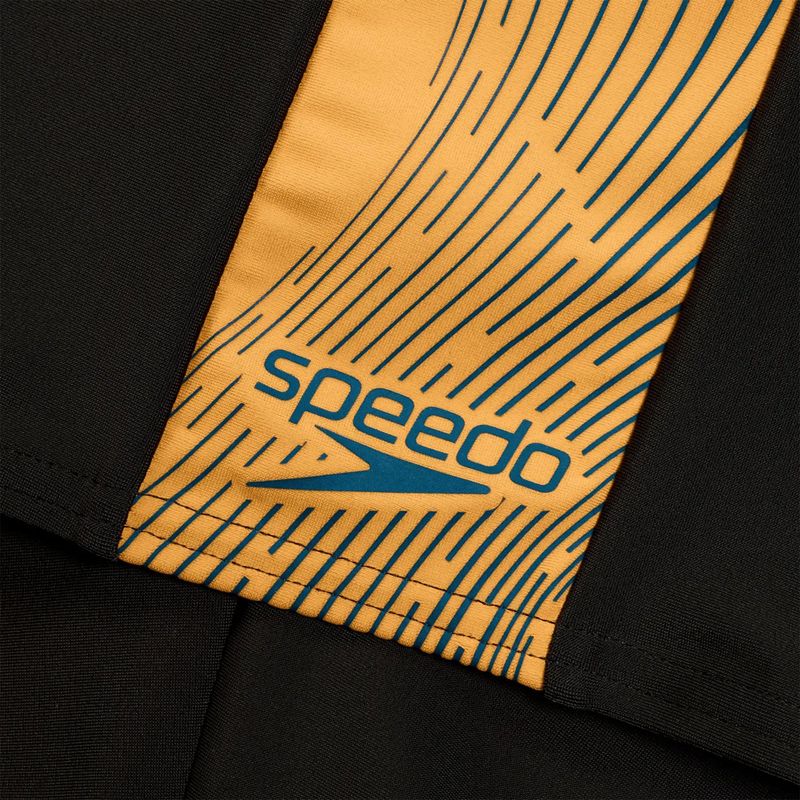 Vyriški maudymosi šortai Speedo Dive black/dark teal/mandarin Peel 3