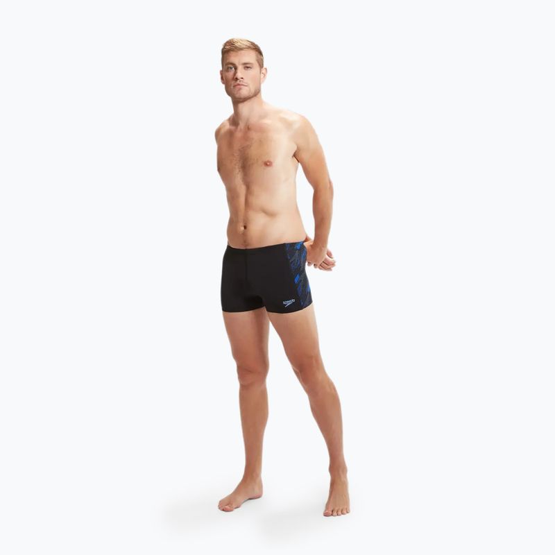 Maudymosi trumpikės Speedo Hyperboom black/curious blue/true cobalt 5
