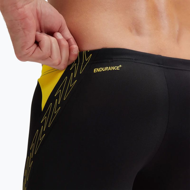 Vyriškos maudymosi trumpikės Speedo Hyper Boom Splice black/lemon drizzle 7