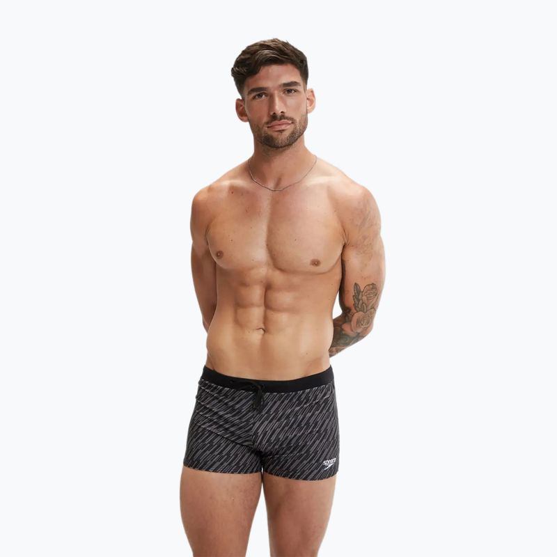 Vyriškos maudymosi trumpikės Speedo Valmilton black/gove grey 5