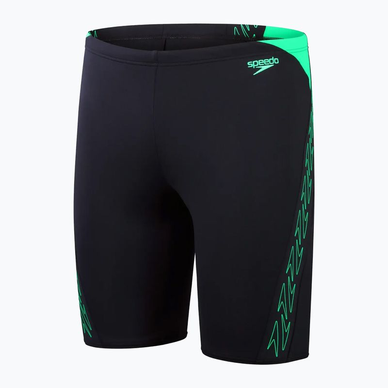 Vyriški plaukiojimo šortai Speedo Hyper Boom Splice true navy/herlequin green