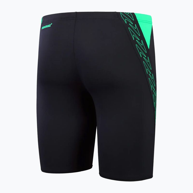 Vyriški plaukiojimo šortai Speedo Hyper Boom Splice true navy/herlequin green 2