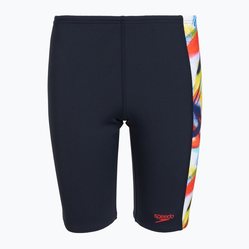 Vaikiški plaukimo šortai Speedo Digital Panel Jammer black/red