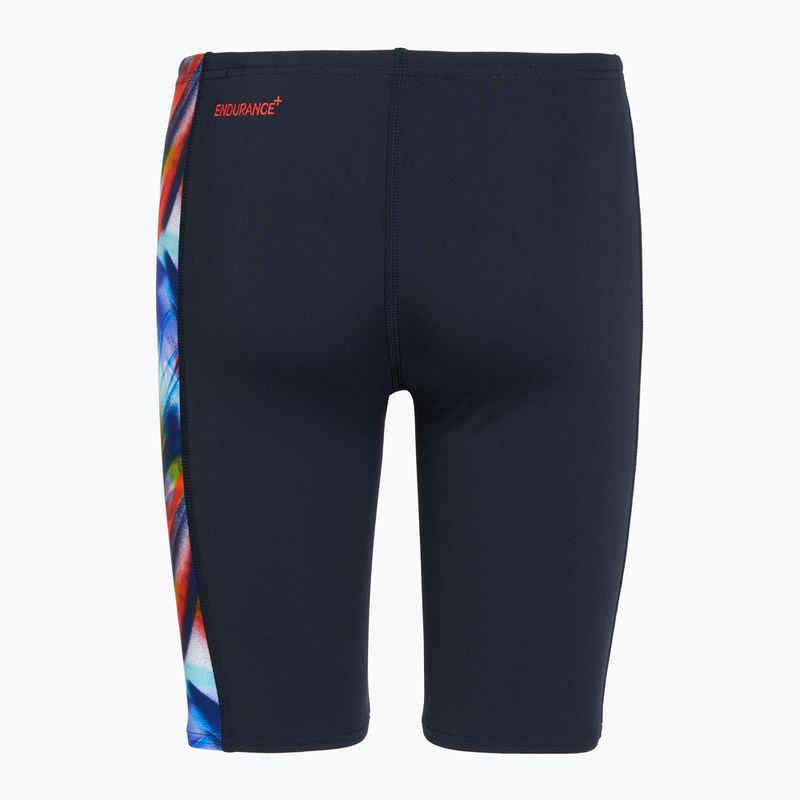 Vaikiški plaukimo šortai Speedo Digital Panel Jammer black/red 2