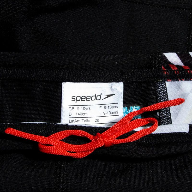 Vaikiškos maudymosi trumpikės Speedo Digital Panel black/white/watermelon 3