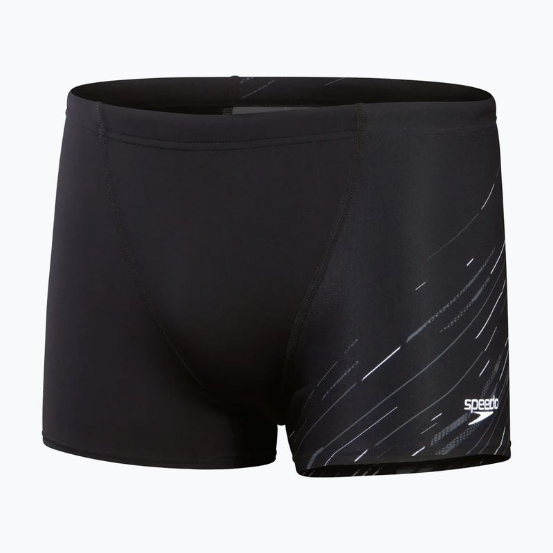 Vyriškos maudymosi trumpikės Speedo Hyperboom V-Cut black/usa charcoal/white