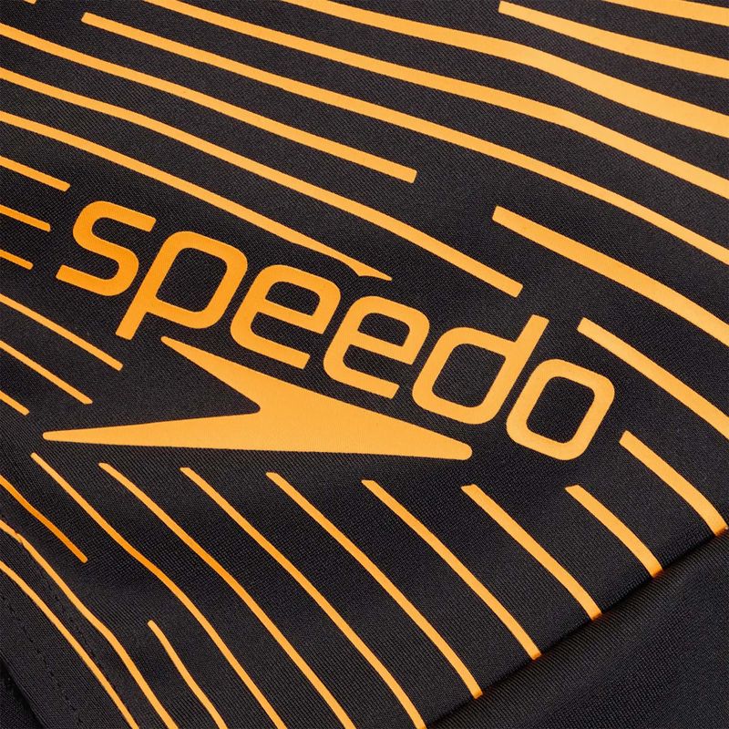 Vyriškos maudymosi trumpikės Speedo Medley Logo black/mandarin peel 4