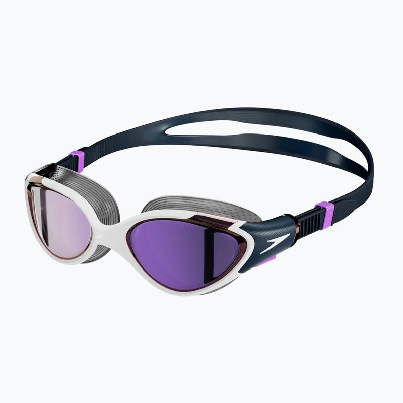 Plaukimo akiniai Speedo Biofuse 2.0 Mirror white/true navy/sweet purple 2