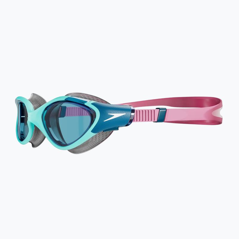 Moteriški plaukimo akiniai Speedo Biofuse 2.0 marine blue/peacock/funny pink 2