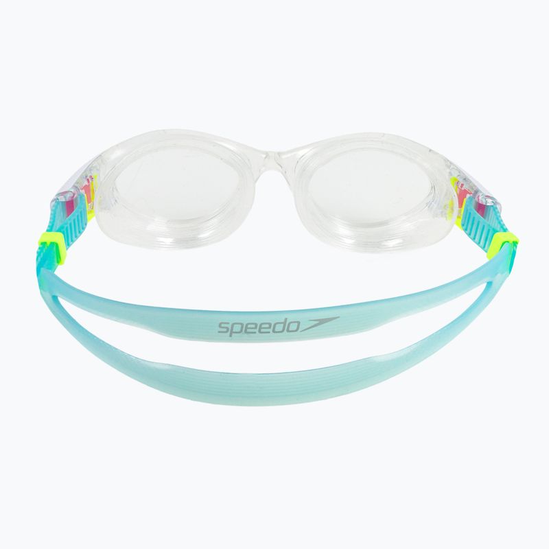 Moteriški plaukimo akiniai Speedo Biofuse 2.0 clear / white / marine blue / clear 4