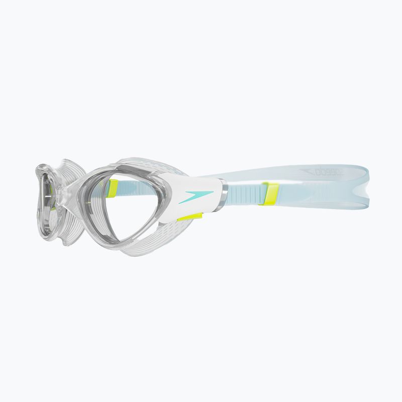 Moteriški plaukimo akiniai Speedo Biofuse 2.0 clear / white / marine blue / clear 2
