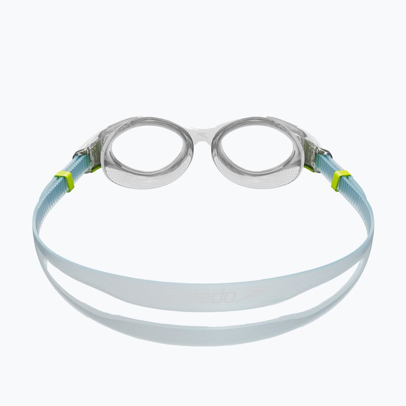 Moteriški plaukimo akiniai Speedo Biofuse 2.0 clear / white / marine blue / clear 3
