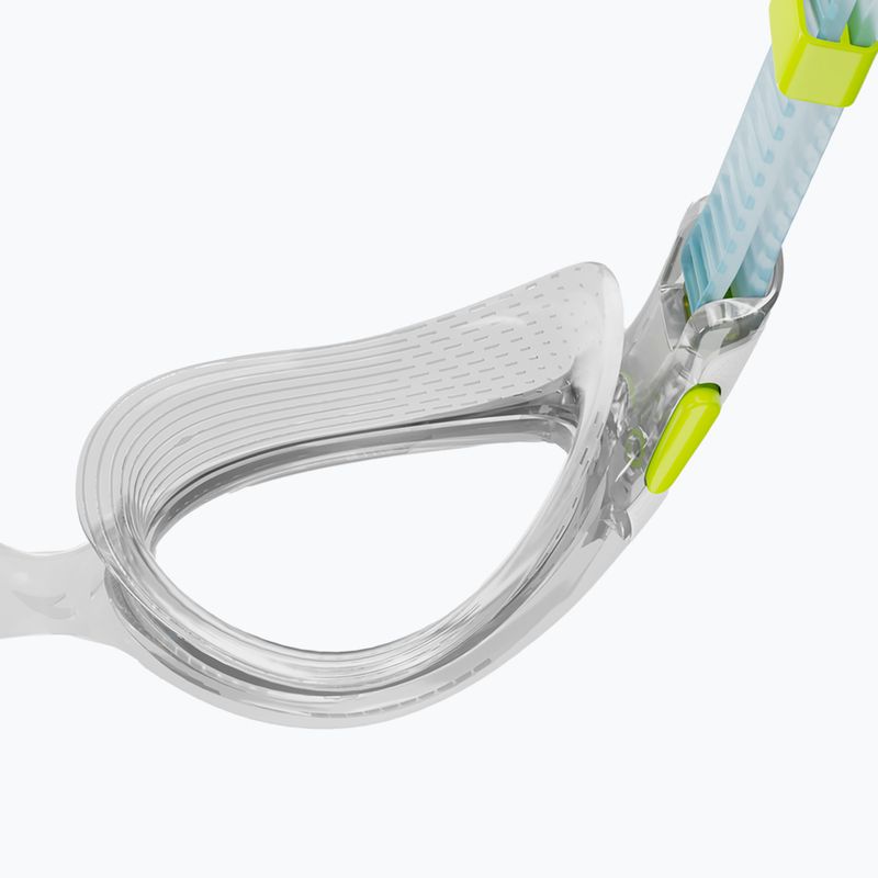 Moteriški plaukimo akiniai Speedo Biofuse 2.0 clear / white / marine blue / clear 4