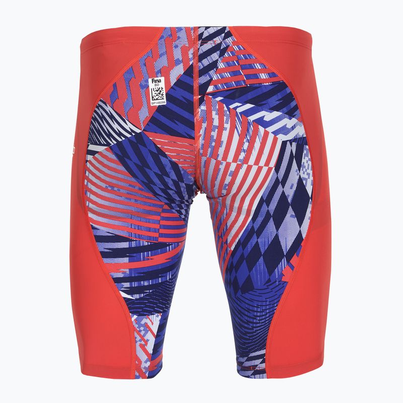 Vyriškos plaukimo glaudės Speedo Fastskin LZR Ignite Jammer red/blue/white 2