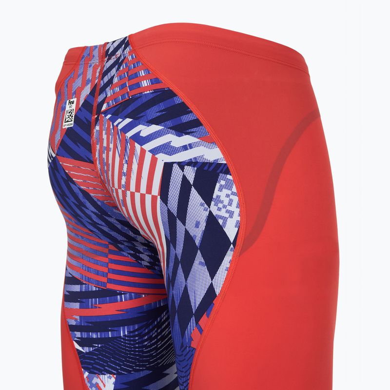 Vyriškos plaukimo glaudės Speedo Fastskin LZR Ignite Jammer red/blue/white 4