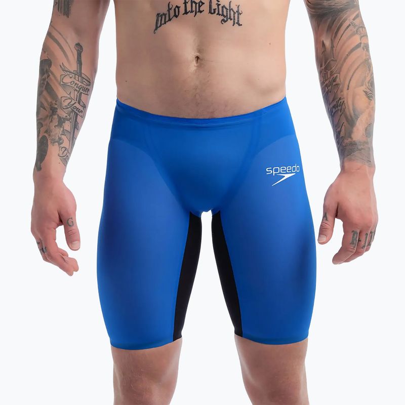 Vyriški maudymosi šortai Speedo Fastskin LZR Pure Valor 2.0 cobalt pop/black 7
